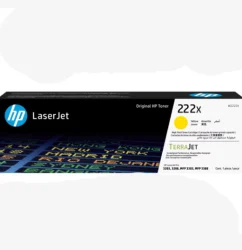 Toner HP W2222X 222X Amarillo LaserJet M3303, 2,500 Páginas