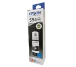 Tinta Epson T554120-AL T554 Negra Pigmentada L8160, L8180 70 ml