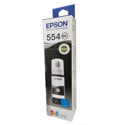 Tinta Epson T554120-AL T554 Negra Pigmentada L8160, L8180 70 ml
