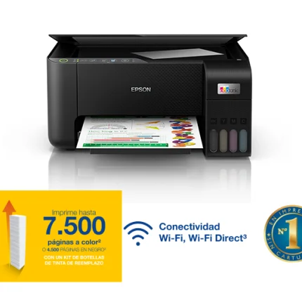 Impresora Multifuncional Epson EcoTank L3250 Wi-Fi Sistema de Tinta Continua C11CJ67301 110V