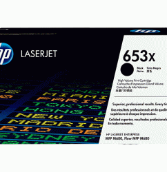 Toner HP CF320X 653X Negro LaserJet M680dn, M680f, M680z, 21.000 Páginas