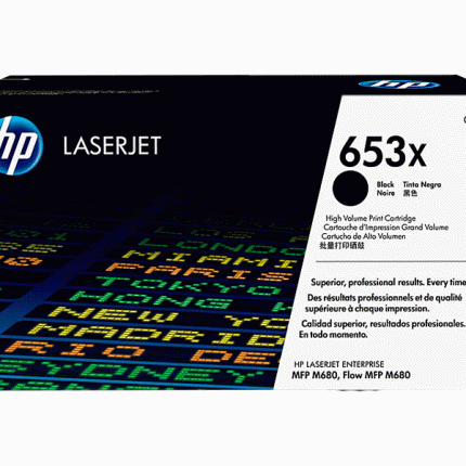 Toner HP CF320X 653X Negro LaserJet M680dn, M680f, M680z, 21.000 Páginas