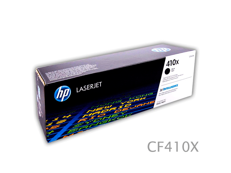 CF410X Toner HP CF410X 410X Negro M452, M477 MFP, 6,500 Páginas