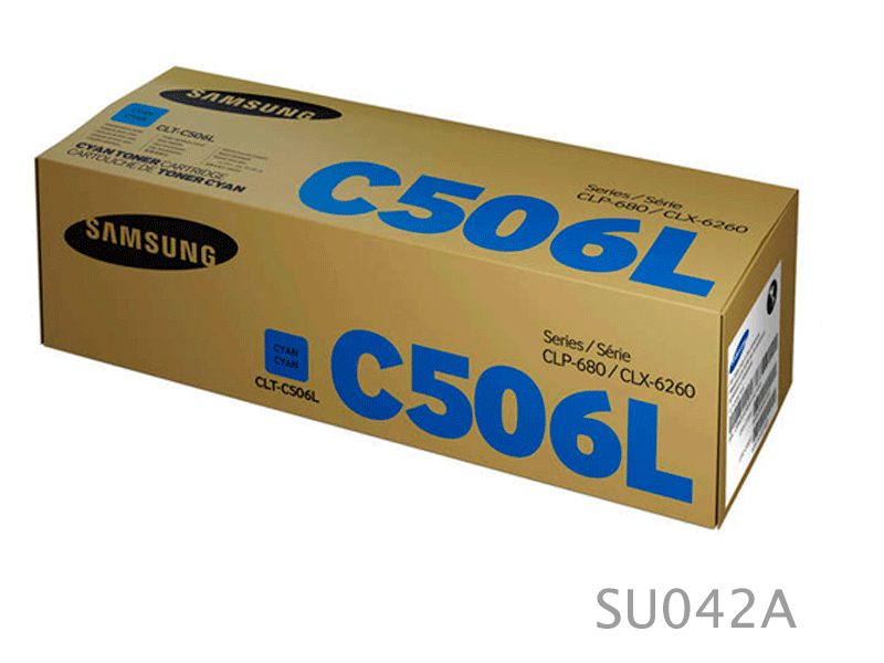 SU042A Toner Samsung CLT-C506L Cyan ( HP SU042A ) CLP-680ND, CLX-6260FD, CLX-6260FW, 3.500 Páginas