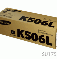 Toner Samsung CLT-K506L Black HP SU175A CLP-680, CLX-6260, 6.000 Páginas