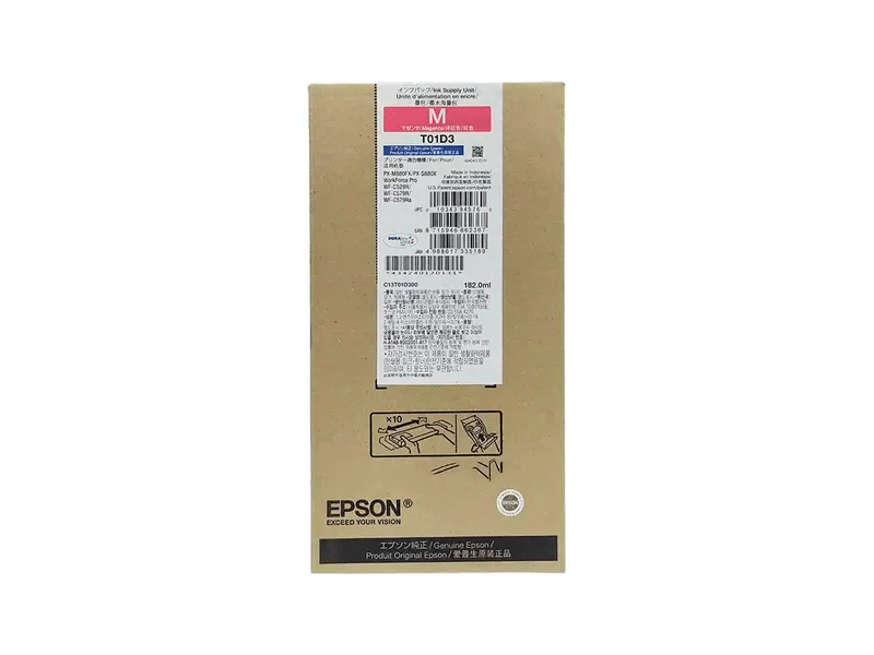 T01D300 Tinta Epson T01D300 T01D Magenta para WorkForce Pro WF-C579R