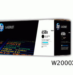 Toner HP W2000X 658X Negro LaserJet M571, 33,000 Páginas