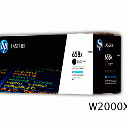Toner HP W2000X 658X Negro LaserJet M571, 33,000 Páginas