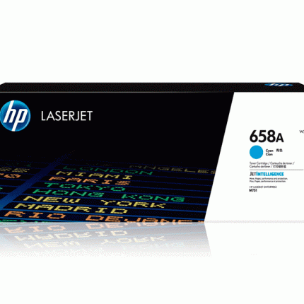 Toner HP W2001A 658A Cyan LaserJet M57, 6,000 Páginas