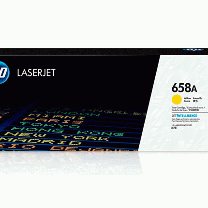 Toner HP W2002A 658A Amarillo LaserJet M571 6,000 Páginas