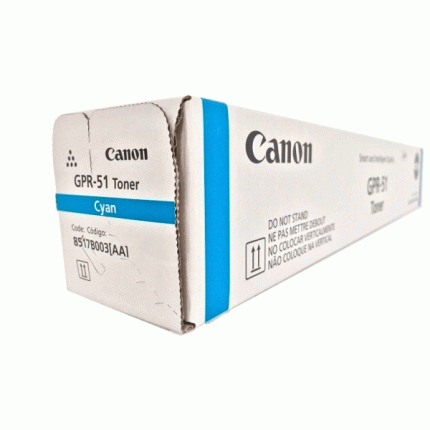 Toner Canon GPR-51 Cyan imageRUNNER ADV C250iF/C255iF/C350iF/C355iF 21,500 Páginas