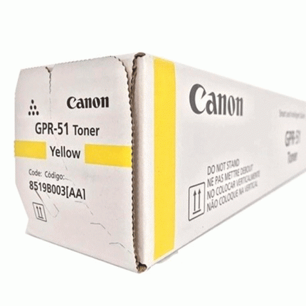 Toner Canon GPR-51 Yellow imageRUNNER ADV C250iF/C255iF/C350iF/C355iF 21,500 Páginas