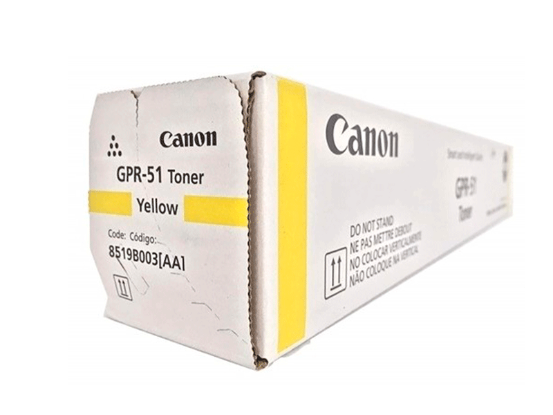 8519B003AA Toner Canon GPR-51 Yellow imageRUNNER ADV C250iF/C255iF/C350iF/C355iF 21,500 Páginas