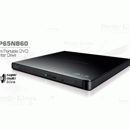Unidad DVD Externa LG GP65NB60 SuperMulti, USB 2.0, Grabadora/ Lectora CD/DVD, Velocidad 8X