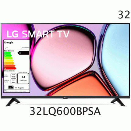 Televisor LG 32LQ600BPSA Smart TV LED HD AI de 32"