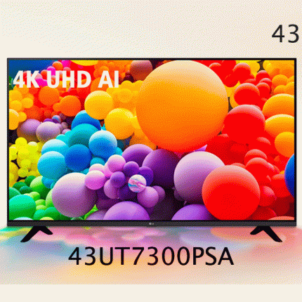 Televisor LG 43UT7300PSA TV UHD 4K de 43" con ThinQ AI