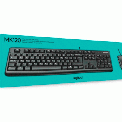 Kit Teclado y Mouse Logitech MK120 USB Negro