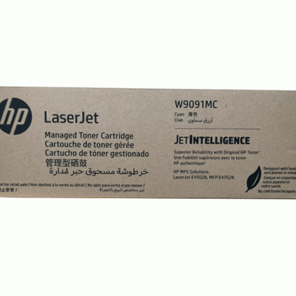 Toner HP W9091MC Cyan, LaserJet, MFP, E45028, E45028DN, E47528, E47528F 28.000 Páginas