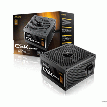 Fuente de Poder Antec CSK DC GB 650W 80+ Bronze UK 0-761345-20108-7