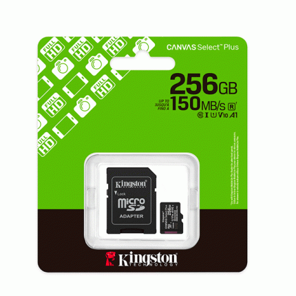 Memoria microSDHC Kingston 256GB 150MB/s Clase 10 + Adaptador (SDCS3/256GB)