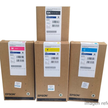 Tinta Epson T13J T13J100 T13J200 T13J300 T13J400 para WorkForce Pro EM-C8100 y EM-C8101 A3
