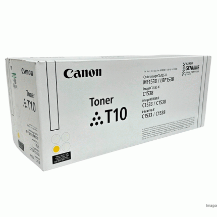 Toner Canon T10 Amarillo imageCLASS X MF1538C LBP1538C C1533 4563C001AA 10000 Páginas