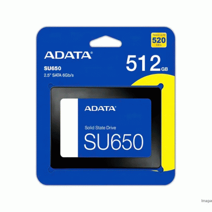 Unidad SSD ADATA SU650 512GB 2.5" SATA III ASU650SS-512GT-R