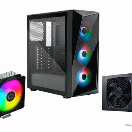 Case PC Cooler Master CMP 520 + Fuente de Poder MWE Bronze 650W V3 + Cooler Hyper 212 Spectrum V3 CP520-KGNN65-SA0