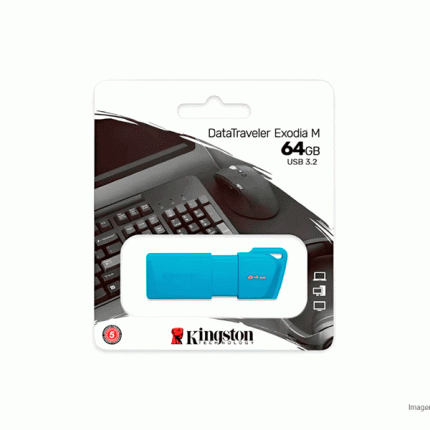 Memoria USB Kingston 64GB DTXM Neon 3.2 Azul KC-U2L64-7LB