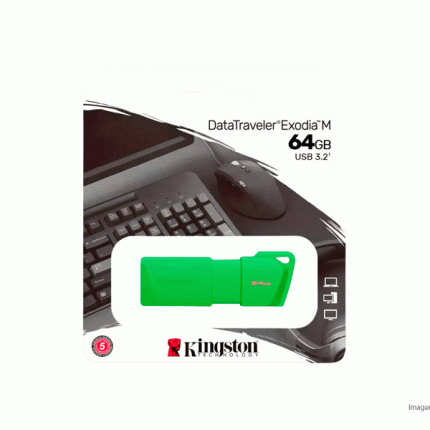 Memoria USB Kingston 64GB DTXM Neon 3.2 Verde KC-U2L64-7LG