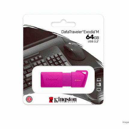 Memoria USB Kingston DataTraveler Exodia M 64GB USB 3.2 Morado KC-U2L64-7LP