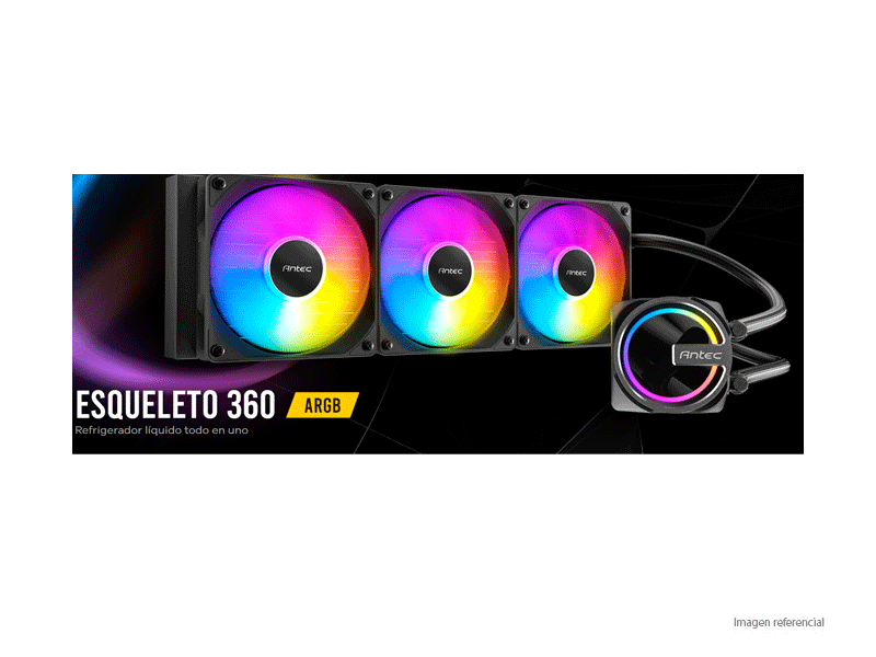 0-761345-40066-4 AIO Liquid Cooler Antec Skeleton 360 ARGB 360mm RGB 0-761345-40066-4