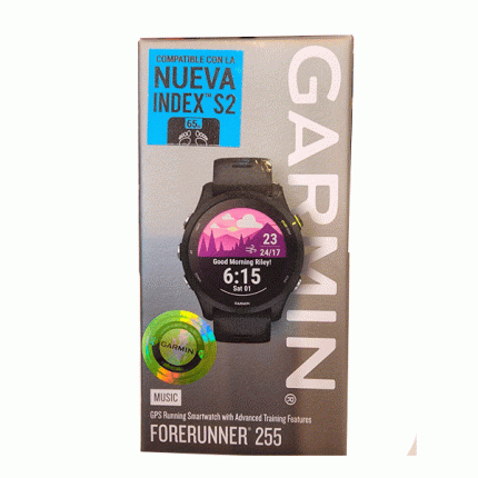 Garmin Forerunner® 255 Música Negro GPS Multideporte 010-02641-30