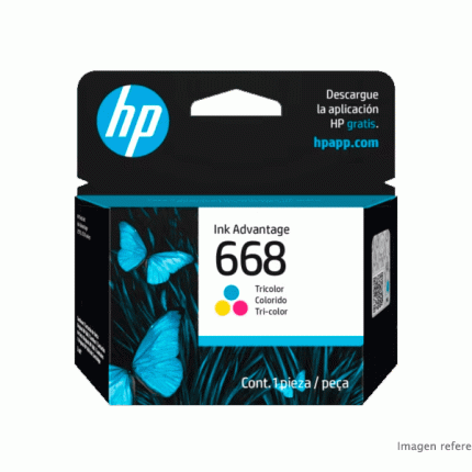 Tinta HP 7FP36VL 668 tricolor DeskJet 2975 4375 100 a 120 páginas
