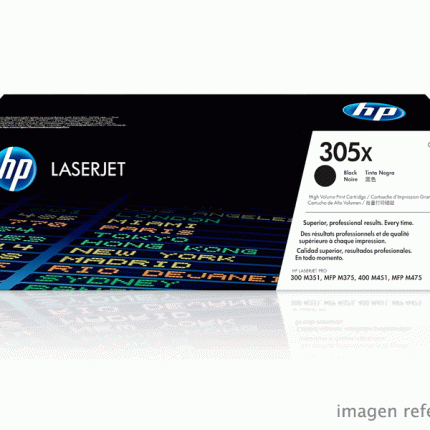 Toner HP CE410X 305X LaserJet Pro M351, M475dw Negro 4,000 Páginas