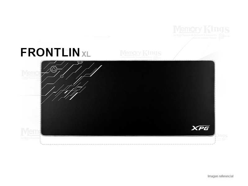 FRONTLINEXL-II-BKCWW Pad Mouse XPG Frontline XL 900x400x3mm FRONTLINEXL II-BKCWW