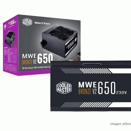 Psu Cooler Master MWE Bronze V2 FR 650W A/US cable MPE-6501-ACAAW-BUS
