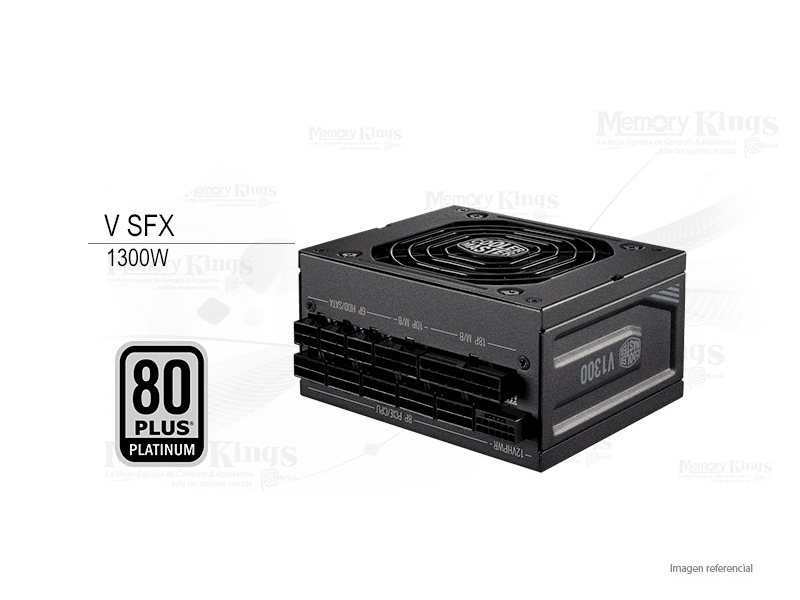 MPZ-D001-SFBP-BUS Fuente de Poder Cooler Master V SFX Platinum 1300W 80 Plus Platinum 230V MPZ-D001-SFBP-BUS