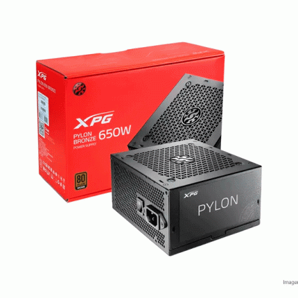 Fuente de Poder XPG Pylon 650W 80 Plus Bronze Semi Modular PYLON650B-BKCUS