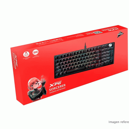Teclado Gamer XPG Sorcerer 65% MiniRD-BKCES RGB Mecánico Compacto