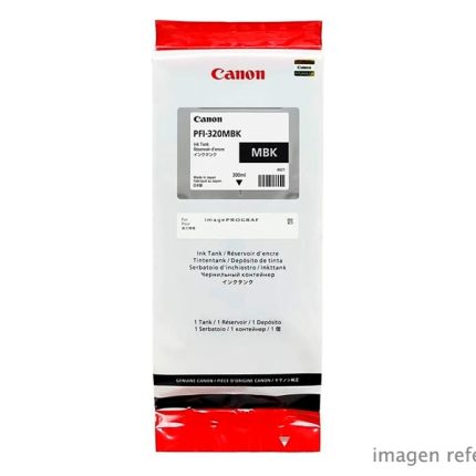 Tinta Canon PFI-321MBK Matte Black imagePROGRAF TM-250 TM-350 TM-355 2889C001AA 300ml