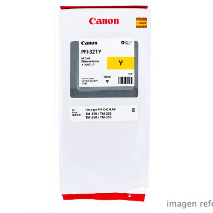 Tinta Canon PFI-321Y Yellow imagePROGRAF TM-250 TM-350 TM-355 2893C001AA 300ml