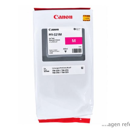 Tinta Canon PFI-321M Magenta imagePROGRAF TM-250 TM-350 TM-355 6269C001AA 300ml