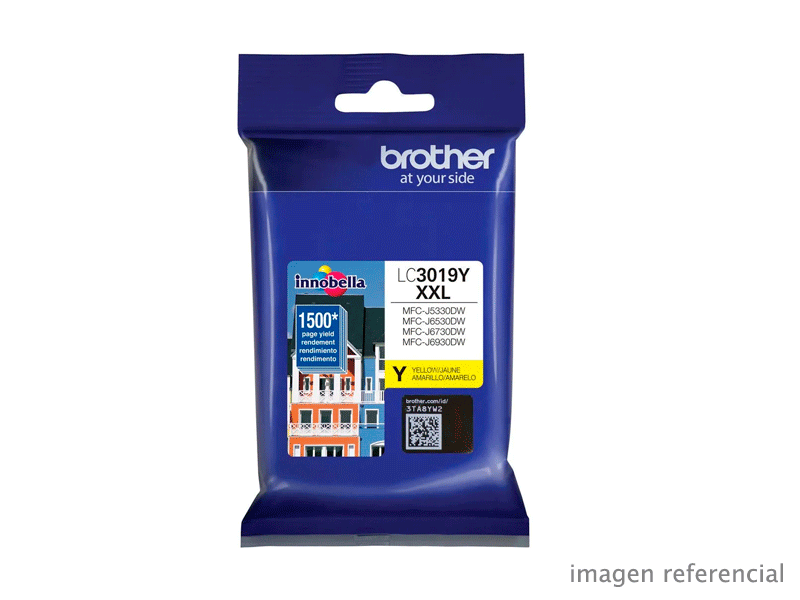 LC3019Y Tinta Brother LC3019Y Amarillo MFC-J5330DW 1,500 Paginas