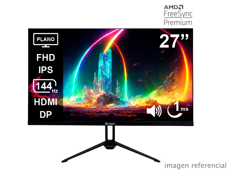 TE2714S Monitor Plano Teros TE-2714S 27" FHD IPS 144Hz 1ms
