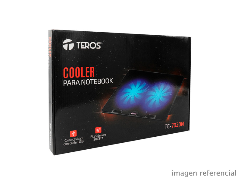 TE7020N Cooler para Laptop Teros TE-7020N hasta 15.6" Dual Fan