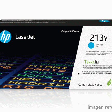 Toner HP W2131Y 213Y LaserJet Enterprise 5700 5800 Cyan 12,000 Paginas