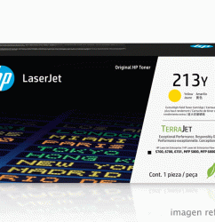 Toner HP W2132Y 213Y LaserJet Enterprise 5700 5800 Amarillo 12,000 Paginas