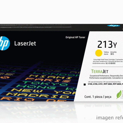 Toner HP W2132Y 213Y LaserJet Enterprise 5700 5800 Amarillo 12,000 Paginas