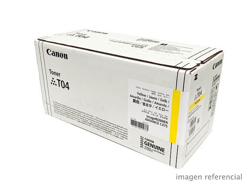 2977C001AA Toner Canon T04 Yellow imageRUNNER ADVANCE C475i C475iF C475iFZ 27500 Paginas 2977C001AA